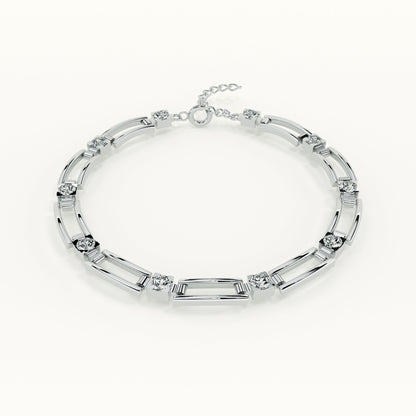 Bar and Dot Bracelet