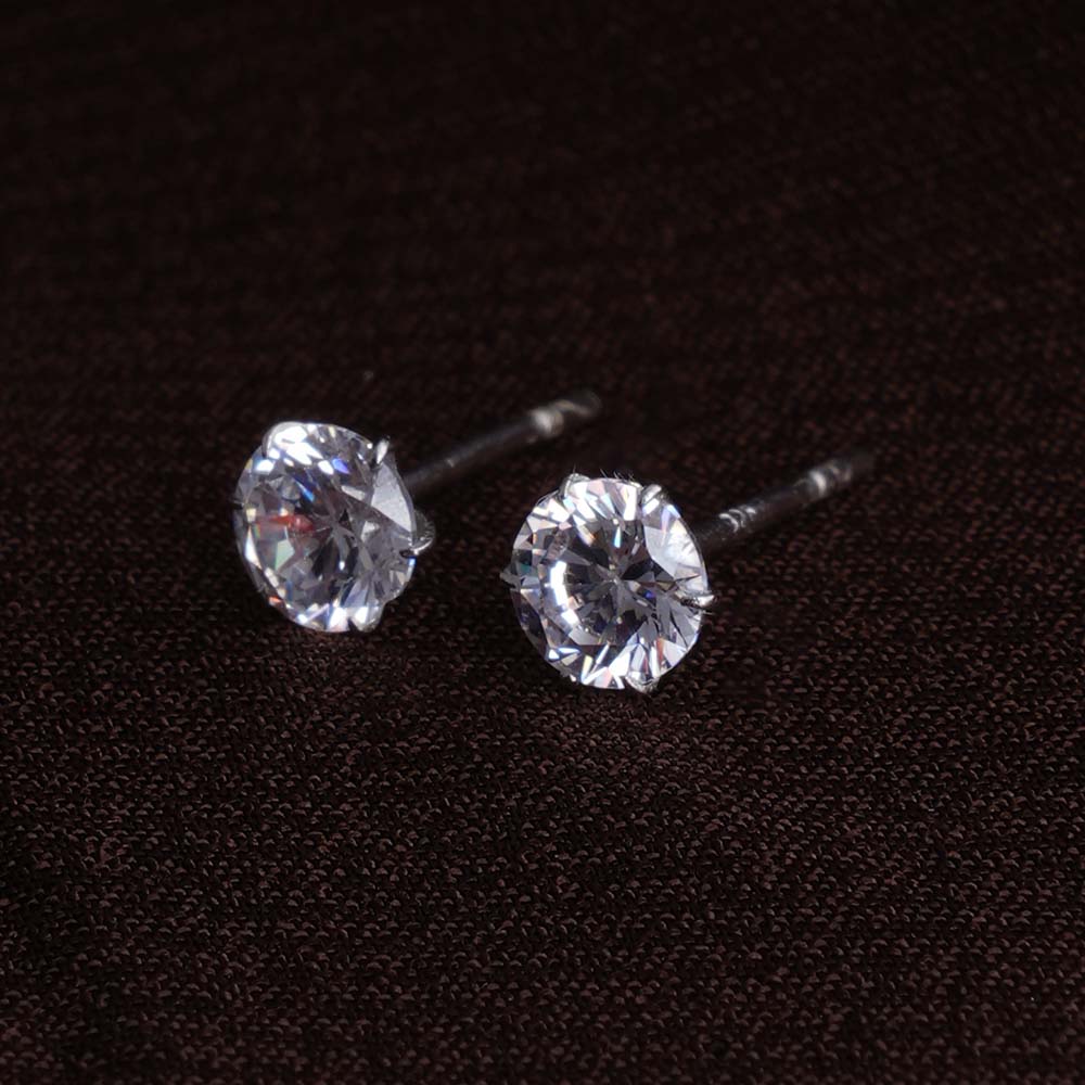 Classic Silver Stud Earrings