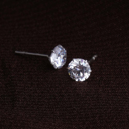 Classic Silver Stud Earrings