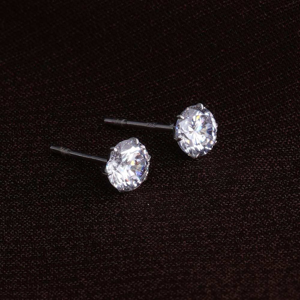 Classic Silver Stud Earrings