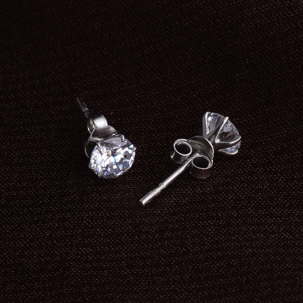 Classic Silver Stud Earrings