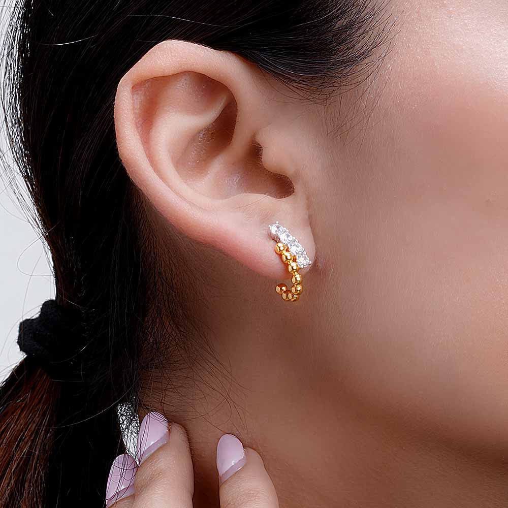 Bling It Hoops | 18K Gold Vermeil Plated