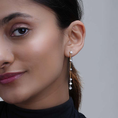 Eternal Elegance Danglers | 18K Gold Vermeil Plated