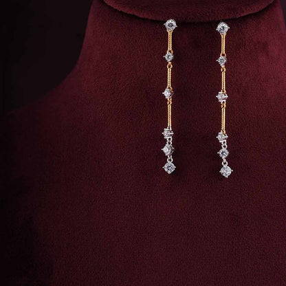 Eternal Elegance Danglers | 18K Gold Vermeil Plated