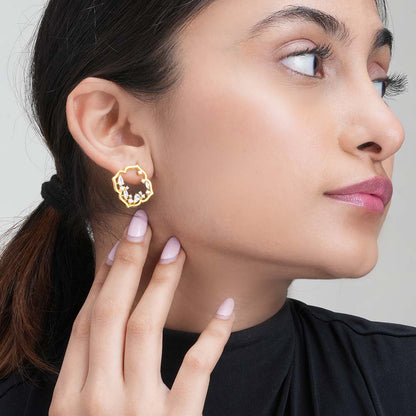 Explosive Elegance Studs | 18K Gold Vermeil Plated