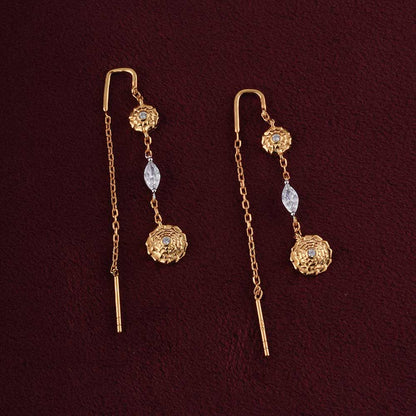 Gendaphool Glam Danglers | 18K Gold Vermeil Plated