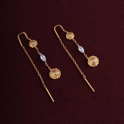 Gendaphool Glam Danglers | 18K Gold Vermeil Plated