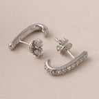 Chic Silver Hoops