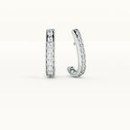 Chic Silver Hoops
