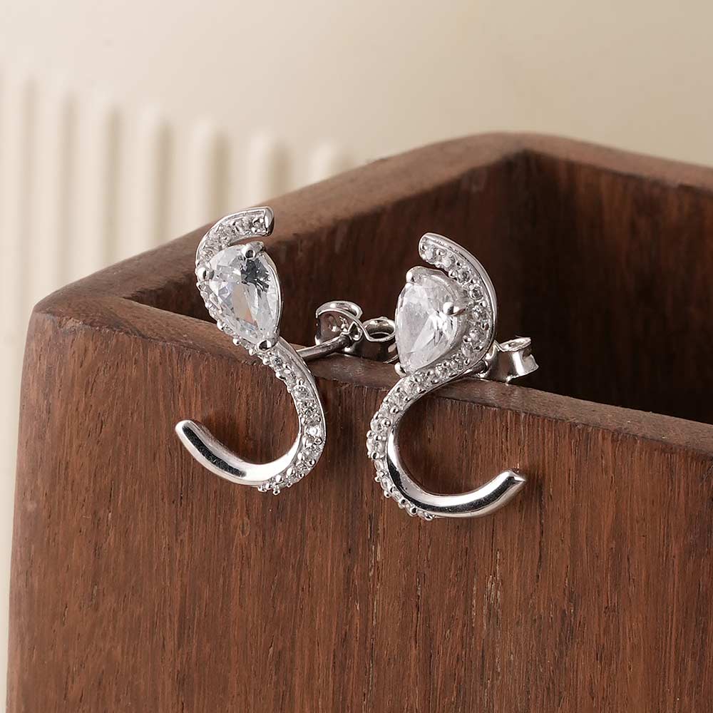 Balance Arc 
Silver Studs