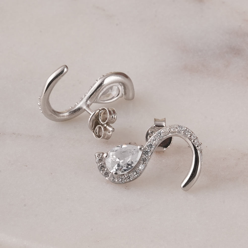 Balance Arc 
Silver Studs