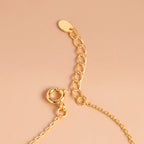 Delicate Heart 925 Sterling Silver Mangalsutra Bracelet | BIS Hallmarked | 18k Gold Vermeil