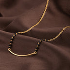 Curved Gold Mangalsutra