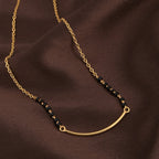 Curved Gold Mangalsutra