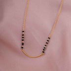 Curved Gold Mangalsutra