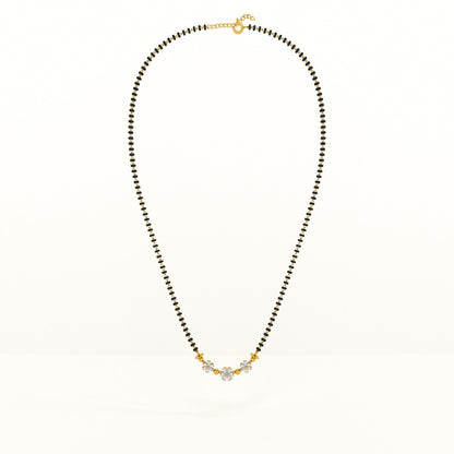 Trinity Blooms 925 Silver Mangalsutra