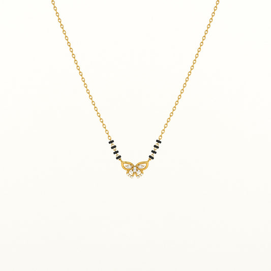 Wings Of Butterfly 925 Sterling Silver Mangalsutra