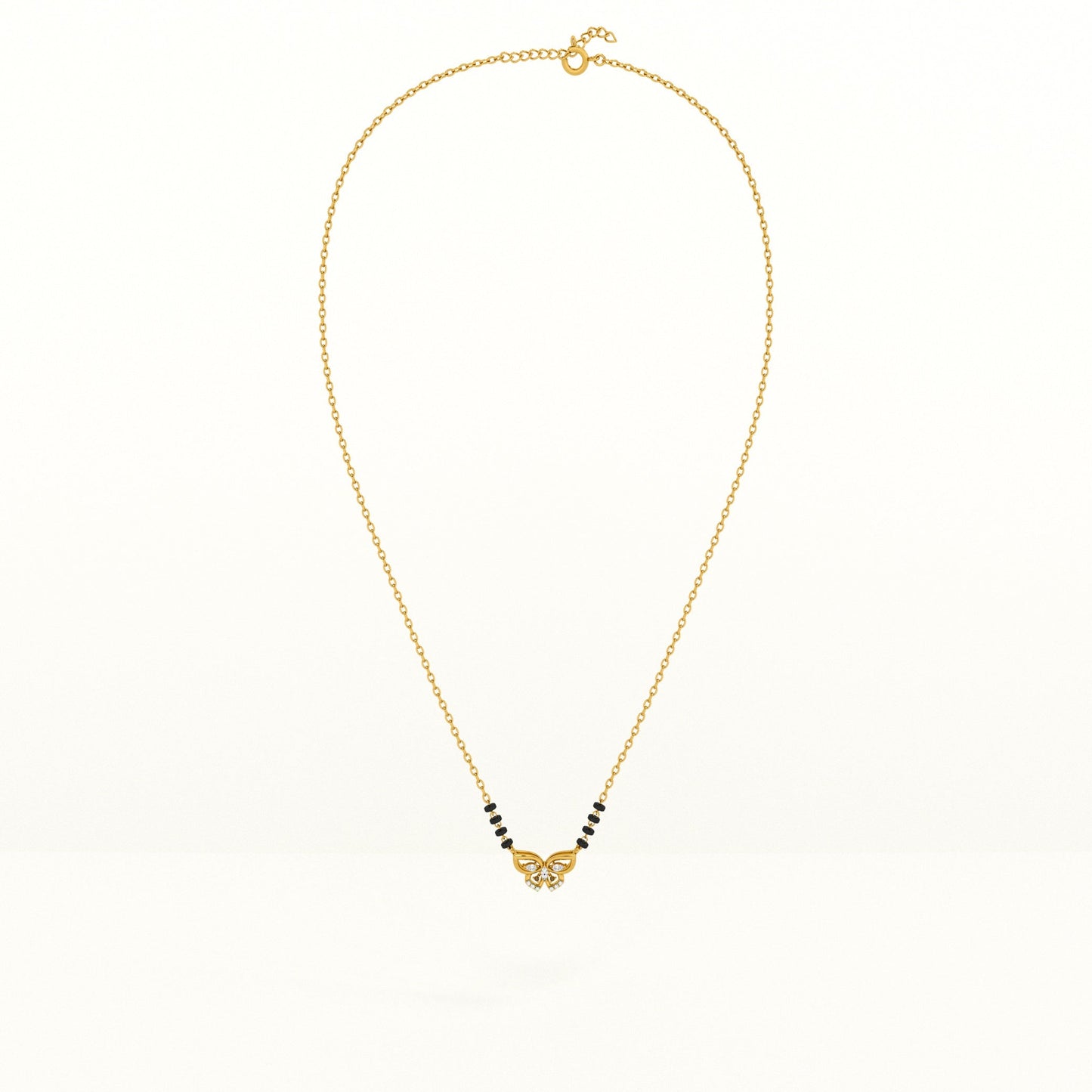 Wings Of Butterfly 925 Sterling Silver Mangalsutra