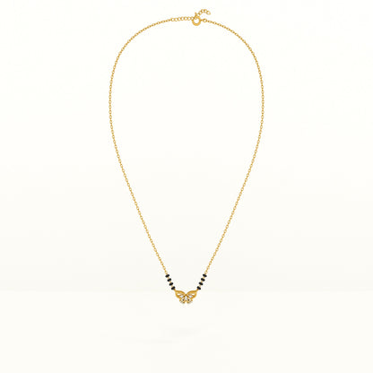 Wings Of Butterfly 925 Sterling Silver Mangalsutra