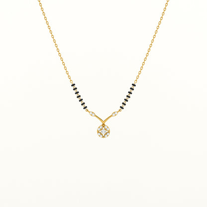 Marigold Glow 925 Silver Mangalsutra