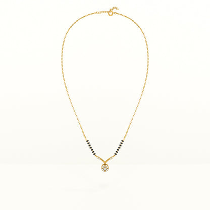 Marigold Glow 925 Silver Mangalsutra