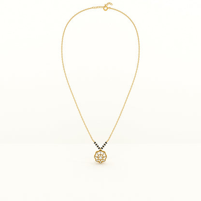 Mandala 925 Silver Mangalsutra | BIS Hallmarked | 18k Gold Vermeil