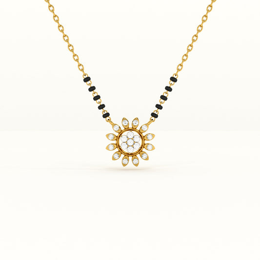 Eternal Petals 925 Sterling Silver Mangalsutra