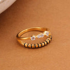 Elegant 925 Sterling Silver Mangalsutra Ring