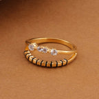 Elegant 925 Sterling Silver Mangalsutra Ring