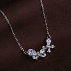 Butterfly Pendant Silver Necklace