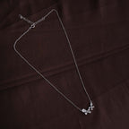 Butterfly Pendant Silver Necklace