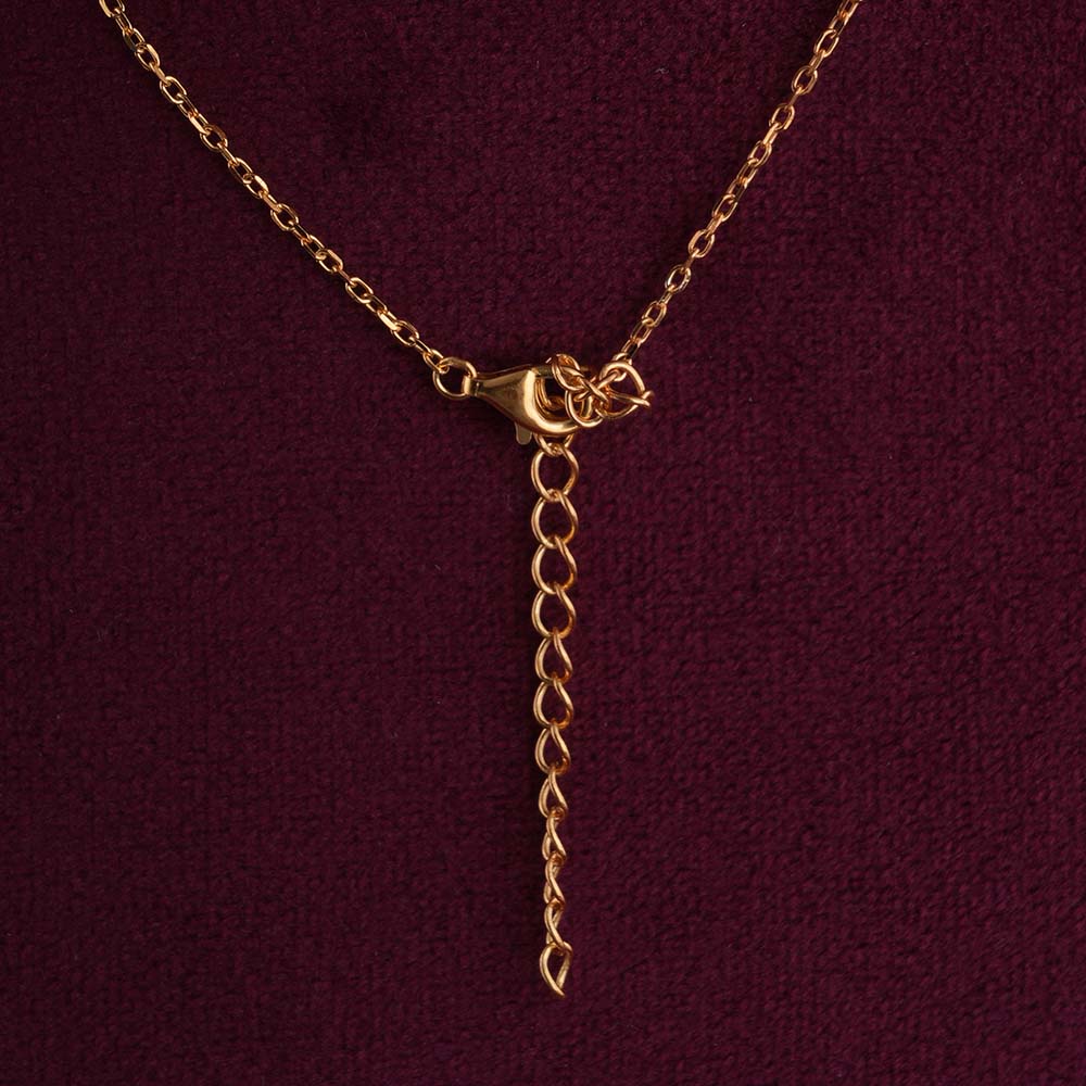 Lariate Whispers Necklace | 18K Gold Vermeil Plated