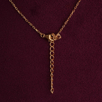 Lariate Whispers Necklace | 18K Gold Vermeil Plated