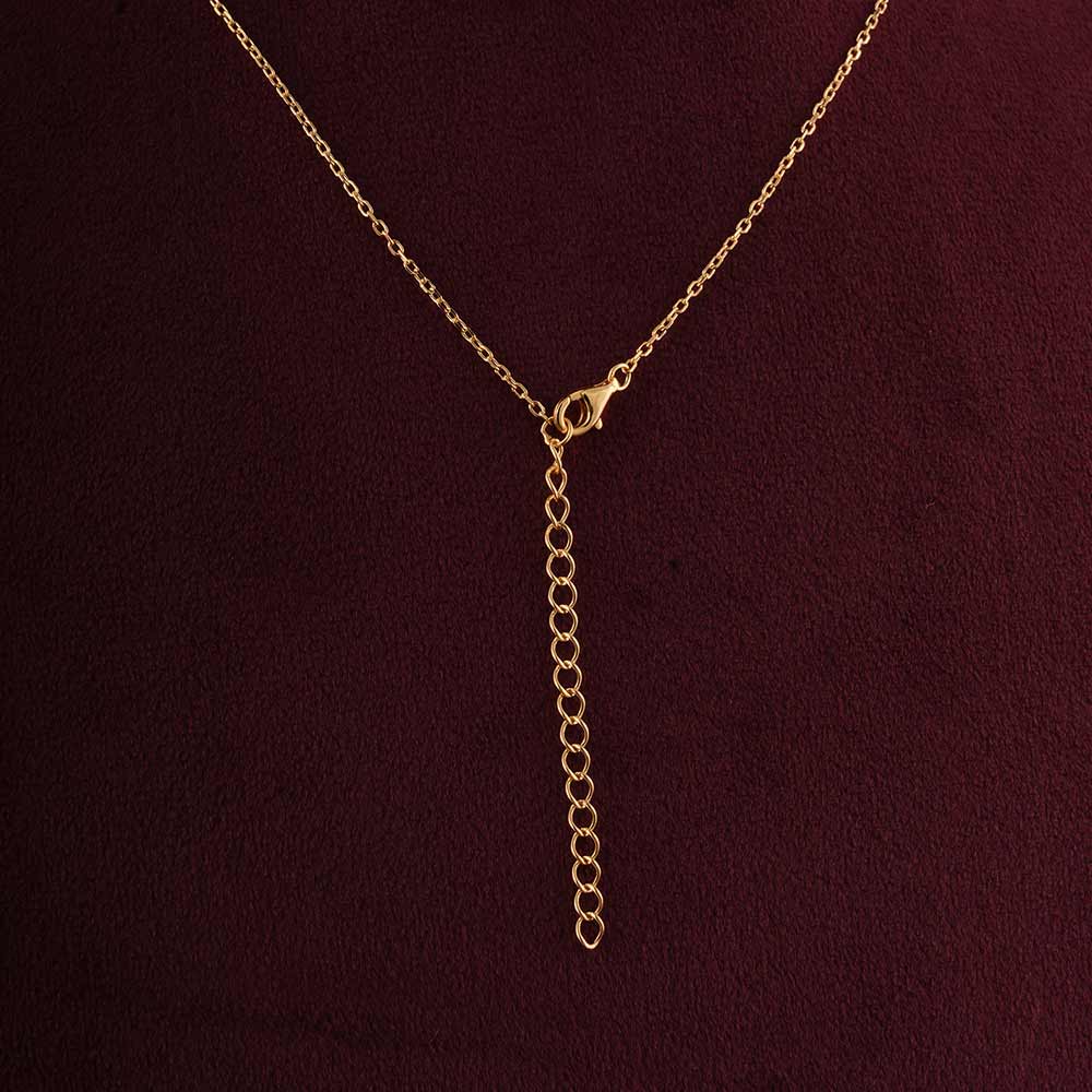 Dual Charm Colorstone Pendant | 18K Gold Vermeil Plated