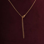 Dual Charm Colorstone Pendant | 18K Gold Vermeil Plated