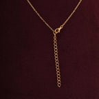 Aquablue cluster pendant | 18K Gold Vermeil Plated