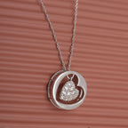 Bonded Heart Silver Pendant