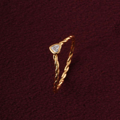 Heart Glow Ring | 18K Gold Vermeil Plated