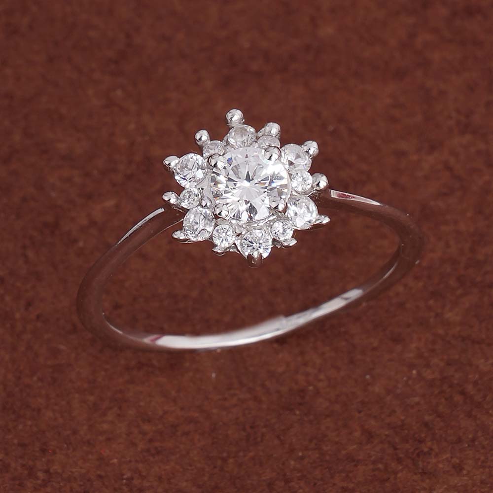 Blooming 925 Silver Romance Ring