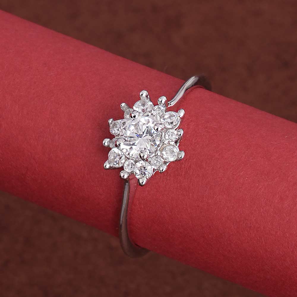 Blooming 925 Silver Romance Ring