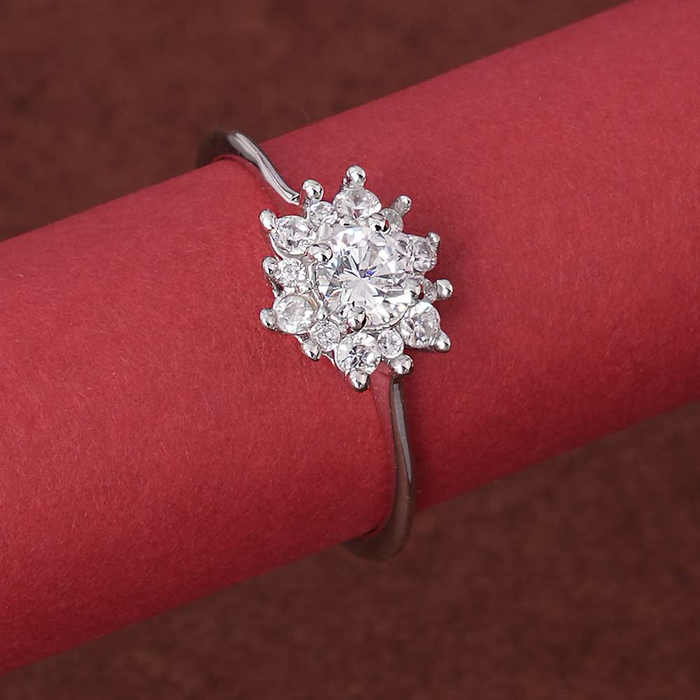 Blooming 925 Silver Romance Ring