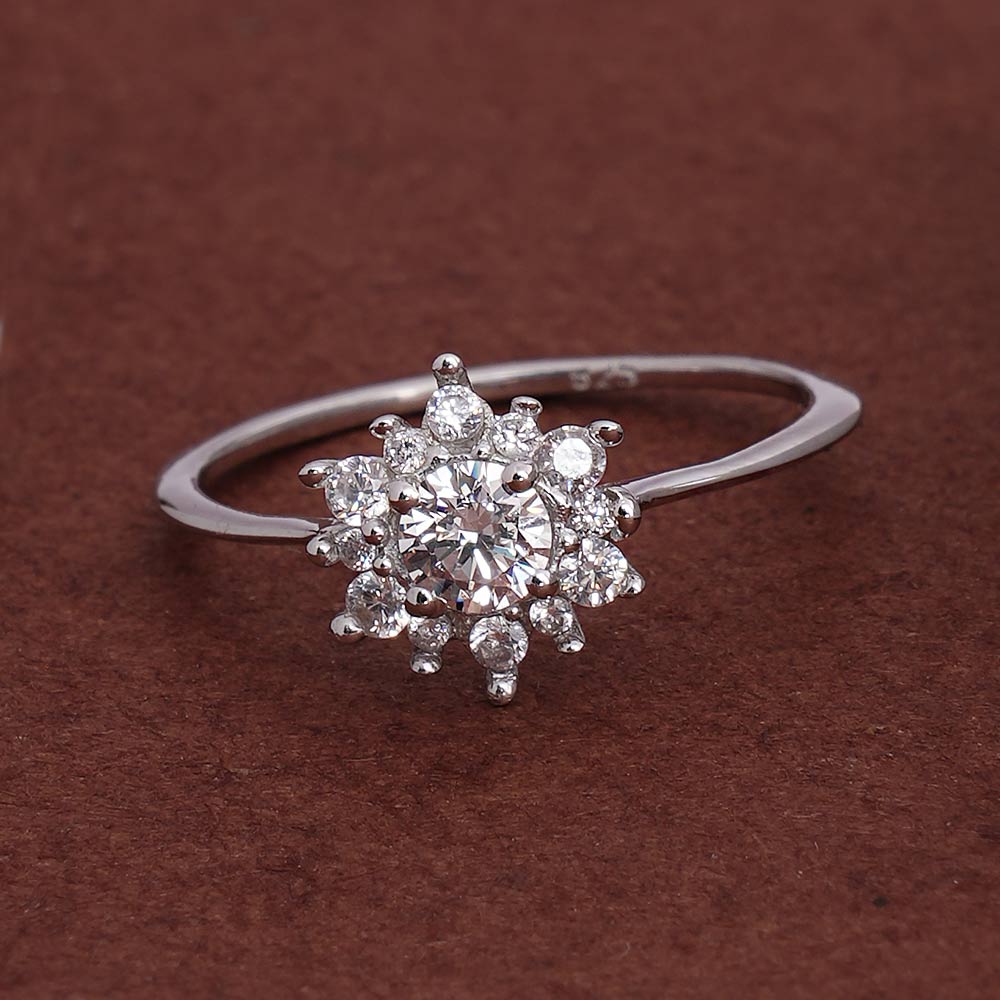 Blooming 925 Silver Romance Ring