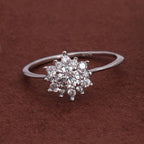 Blooming 925 Silver Romance Ring