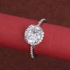 Cherished Halo 925 Silver Ring