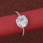 Cherished Halo 925 Silver Ring