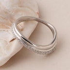 Balance Arc 
Silver Ring