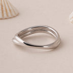 Balance Arc 
Silver Ring