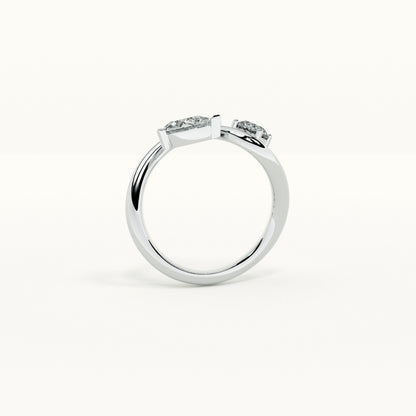 Unity Duo Silver Ring