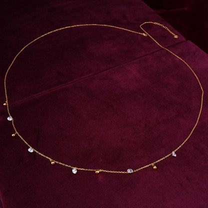 Draped Danglers Waist Chain | 18K Gold Vermeil Plated