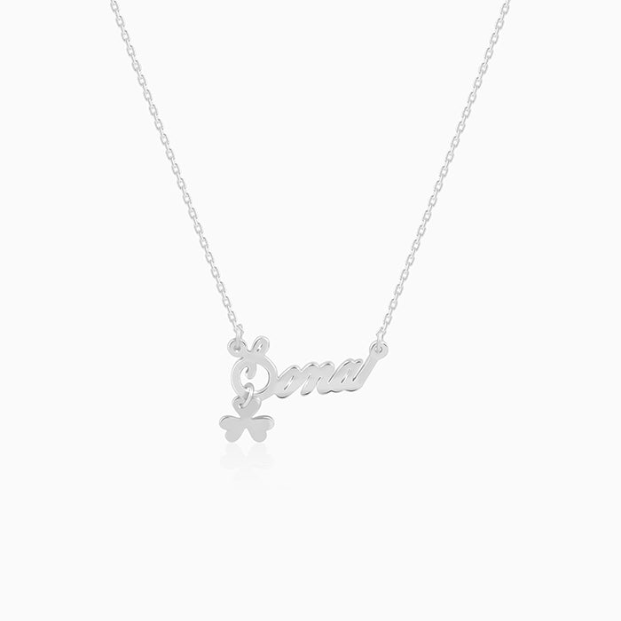Silver Personalised Eternal Necklace